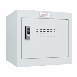 Phoenix Safe Co. Phoenix CL Series Size 1 Cube Locker in Light Grey wi