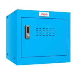 Phoenix Safe Co. Phoenix CL Series Size 1 Cube Locker in Blue with Ele