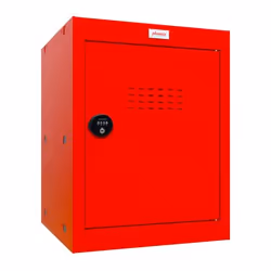 Phoenix Safe Co. Phoenix CL Series Size 2 Cube Locker in Red with Comb