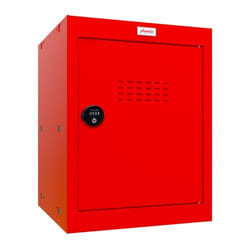 Phoenix Safe Co. Phoenix CL Series Size 2 Cube Locker in Red with Comb