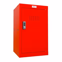 Phoenix Safe Co. Phoenix CL Series Size 3 Cube Locker in Red with Elec