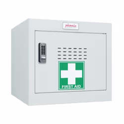 Phoenix Safe Co. Phoenix MC Series Size 1 Cube Locker in Light Grey wi