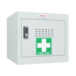 Phoenix Safe Co. Phoenix MC Series Size 1 Cube Locker in Light Grey wi