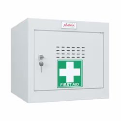 Phoenix Safe Co. Phoenix MC Series Size 1 Cube Locker in Light Grey wi