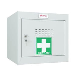 Phoenix Safe Co. Phoenix MC Series Size 1 Cube Locker in Light Grey wi