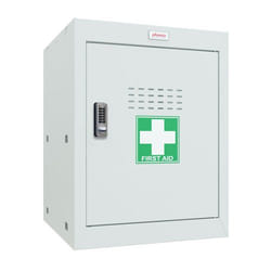 Phoenix Safe Co. Phoenix MC Series Size 2 Cube Locker in Light Grey wi