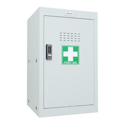 Phoenix Safe Co. Phoenix MC Series Size 3 Cube Locker in Light Grey wi