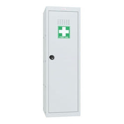 Phoenix Safe Co. Phoenix MC Series Size 4 Cube Locker in Light Grey wi