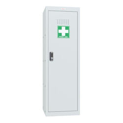Phoenix Safe Co. Phoenix MC Series Size 4 Cube Locker in Light Grey wi