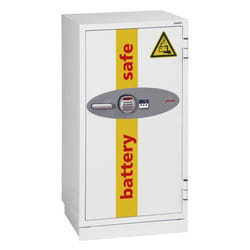 Phoenix Safe Co. Battery Commander Freestanding safe 220 L White. Yell