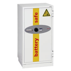 Phoenix Safe Co. Battery Commander Freestanding safe 220 L White. Yell