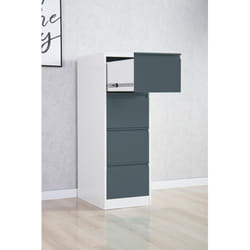 Phoenix Safe Co. Phoenix FC Series 3 Drawer Filing Cabinet Grey Body A