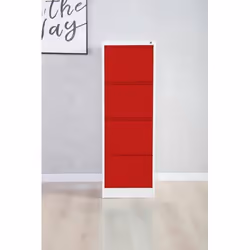 Phoenix Safe Co. Phoenix FC Series 4 Drawer Filing Cabinet Grey Body R