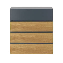 Phoenix Safe Co. Phoenix Estilo Top Loading Letter Box With Key Lock G