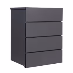Phoenix Safe Co. Phoenix Top Loading Pacel Box Graphite Grey with Key