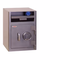 Phoenix Safe Co. Cash Deposit Size 1 Security Safe Elctrnic Lock DD Floor safe 47 L Grey