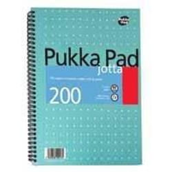 Pukka Pad Metallic Jotta A5 Wirebound Hardcover Notepad 100 80GSM Rule