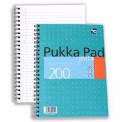 Pukka Pad Metallic Jotta A4 Wirebound Hardcover Notepad 100 80GSM Rule