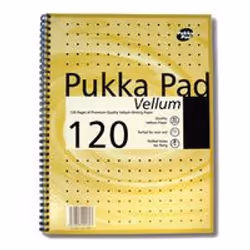 Pukka A4 Vellum Pad 80gsm 120Pages Non-Returnable.