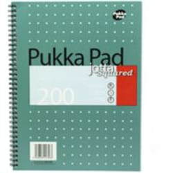 Pukka Pad Metallic Jotta A4 Wirebound Hardcover Notepad 100 80GSM Squa