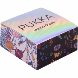 Pukka Pukka Pad Bloom Memo Block 500 sheets 80 x 80 x 43mm 9514-BLM