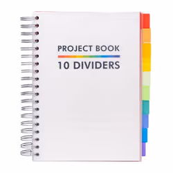 Pukka PUKKA PADS PROJ BOOK/10 DIVDR B5 WHT