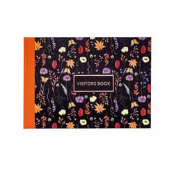 Pukka PUKKA PAD BLOOM VISITORS BOOK BLACK