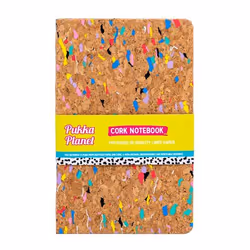 Pukka Pukka Planet Cork Softcover Notebook 215 x 135mm 160 Page 8mm Li