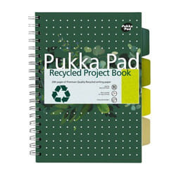 Pukka Pukka Pad Recycled Project Book B5 Wirebound 200 Pages Recycled