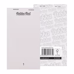 Pukka Restaurant Pad NCR Duplicate Numbered Pages 76mm x 140mm White (