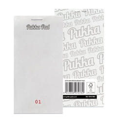 Pukka Restaurant Pad Single Part Numbered Pages 64mm x 127mm White (Pa