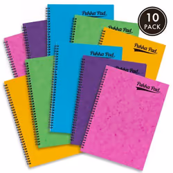 Pukka PUKKA NOTEMAKERS SB A4 ASST PK10
