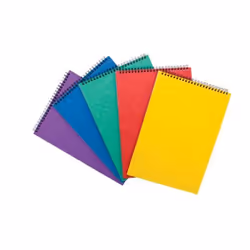 Pukka Pressboard Pad A4 Wirebound Topbound 120 Pages Feint Ruled Paper