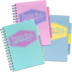 Pukka Pukka Pad A5 Wirebound Polypropylene Cover Project Book Ruled 20