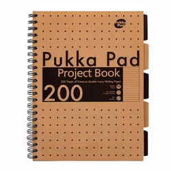 Pukka PUKKA PAD KRAFT PROJECT BOOK A4 PK3