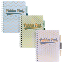 Pukka Pad Haze Project Book A5 Wirebound 200 Pages 80GSM Ruled Sheets