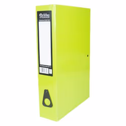Pukka Pukka Brights Box File Foolscap Gloss Laminated Paper Board 75mm