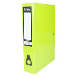 Pukka Pukka Brights Box File Foolscap Gloss Laminated Paper Board 75mm