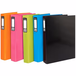 Pukka PUKKA BRIGHTS R/BINDER A4 ASST PK10