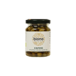 Biona Organic Capers in Extra Virgin Olive Oil 125g