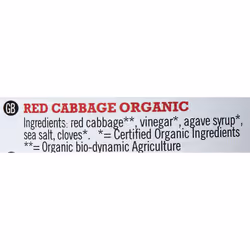 Biona Organic/ Demeter Red Cabbage 350g (Pack of 6)