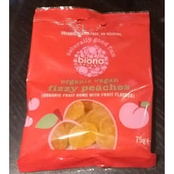 Open Food Fizzy peaches - Biona Organic