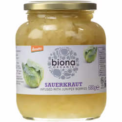 Biona Organic Jarred Sauerkraut Vegetable 680g (Pack of 6)