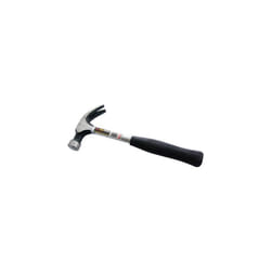 16oz Claw Hammer - Steel Shaft -  claw hammer amtech 16oz a0100 pin pein panel diy rubber grip