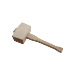 4.5" Wood Mallet With Angled Striking Faces - Wooden Amtech Hand Beech Pin -  mallet wooden amtech hand beech pin hammer 45 tool diy