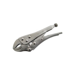 5" Nickel Plated Locking Grip Plier - Pliers 5 Mole Grips Serrated Vice Jaws -  locking pliers grip 5 mole grips nickel plated serrated vice jaws new