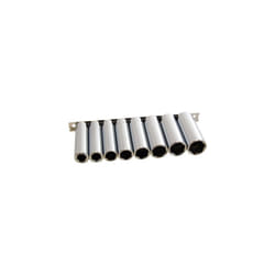 9pc 1/2'' Drive 6pt Deep Metric Sockets On Rail - 12 Socket Set 14 24mm -  deep 12 socket set 9pc sockets metric 14 24mm drive
