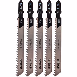 Amtech M1600 Wood Jigsaw Blade Set, 5-Piece