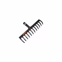 12 Tooth Forged Carbon Steel Rake Head -  head rake 12 tooth amtech teeth replacement garden lawn leaf leaves metal carbon st ...
