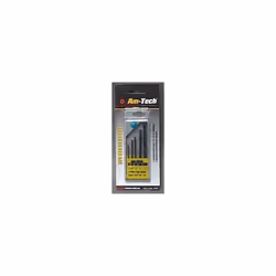 5pc High Speed Drill Set - HSS Steel Case Bit Amtech Wood Metal Drilling Bits - drill set high speed 5pc hss steel case bit ...